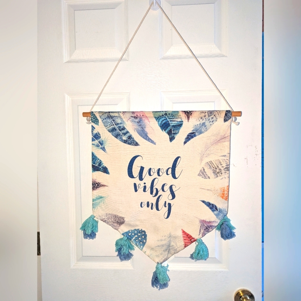 Cynthia Rowley Wall Hanging - Good Vibes Only